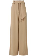 Mother Of Pearl IONA WIDE LEG PANTS WITH BELT TAN
